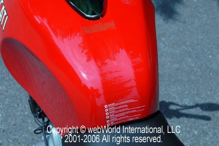 ducati gas tank