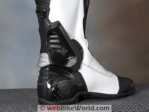 motorcycle boots for men. TT Motorcycle Boots - Rear