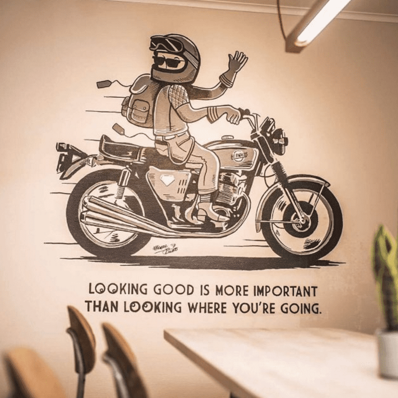 Badass Motorcycle Art By Menzekwint WebBikeWorld