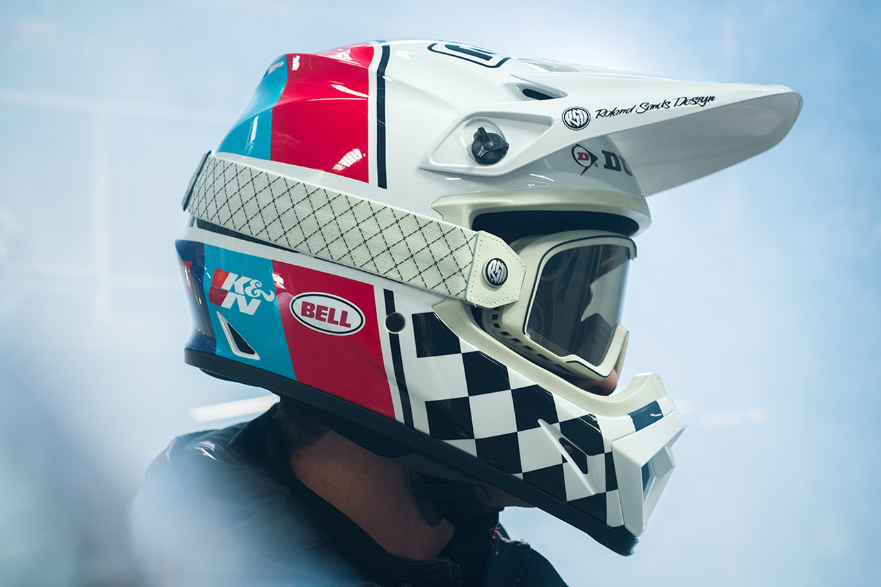 Capacete Bell MX 9 RSD The Rally White/Black Mips