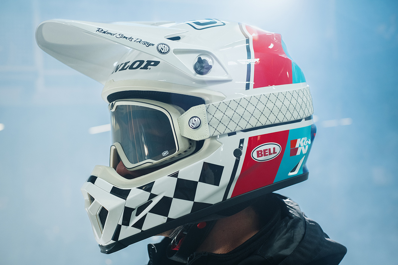 Capacete Bell MX 9 RSD The Rally White/Black Mips