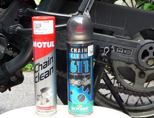 Grease Ninja Motorcycle Chain Cleaning Tool - Brush Rag 5 Pak