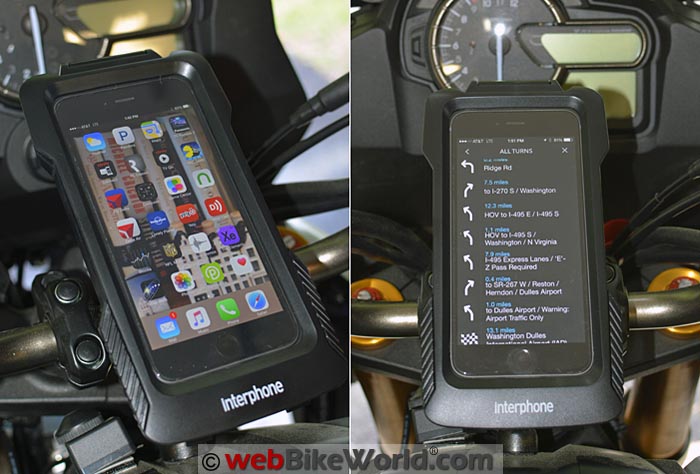 Interphone Pro for iPhone Review - webBikeWorld