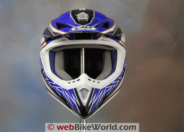 CMS XR-7 Motocross Helmet - Front