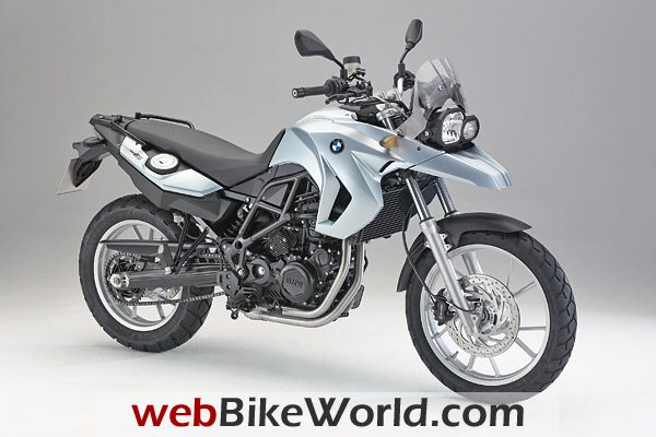 2009 BMW F 650 GS in the classic BMW Color, Iceberg Silver Metallic