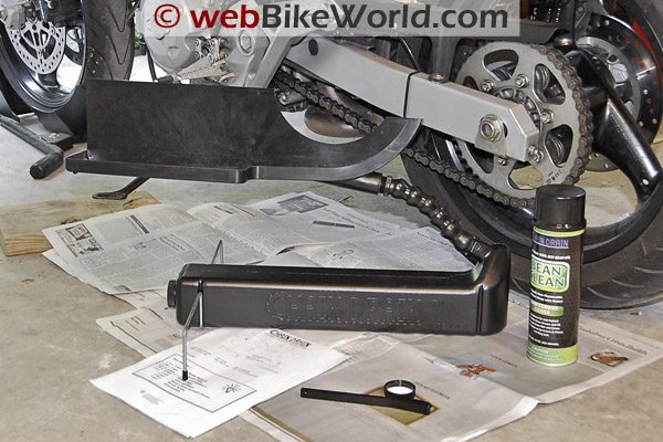 Chain Drain Chain Cleaner Chain Cleaning System- webBikeWorld