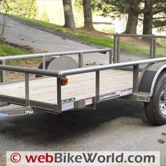 Diamond C Motorcycle Trailer Review - webBikeWorld