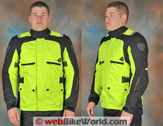 Rev'it Energy HV Jacket Front and Side Views