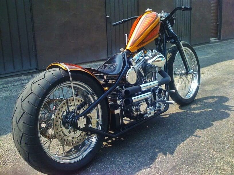 CFL Bobber built by Garage Built Bikes of U.S.A.