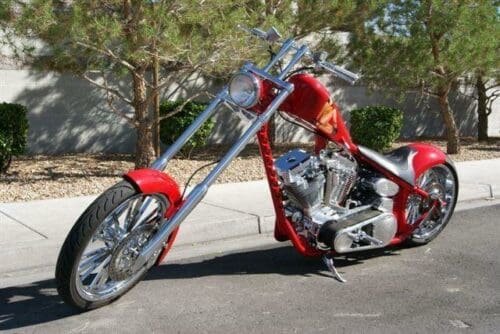 El Diablo Pin up built by West Coast Choppers - WCC of U.S.A.