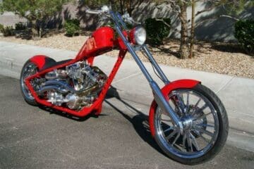 El Diablo Pin up built by West Coast Choppers - WCC of U.S.A.