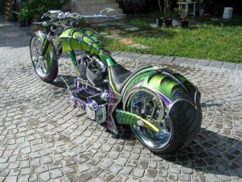 Dragon Bike built by Wikked Steel of U.S.A.