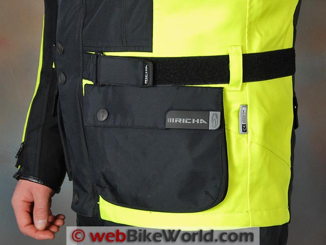 Richa Spirit Jacket Front Pocket Waist Adjuster