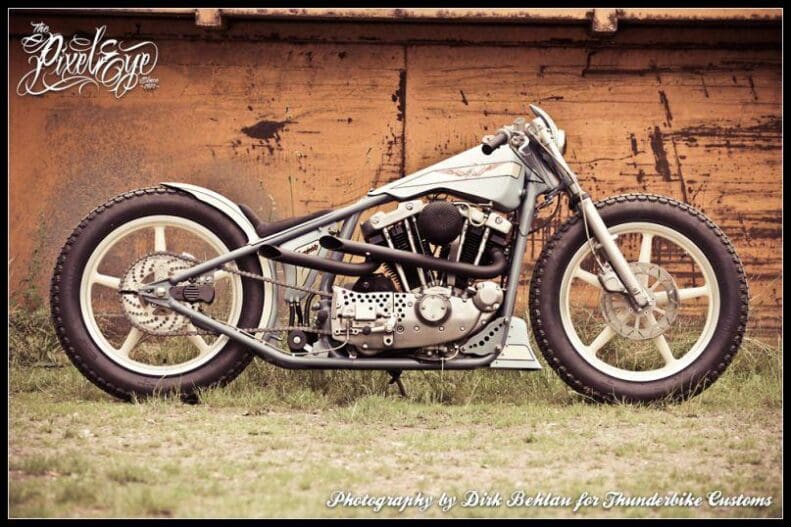 Rockabilly Speed Freak built by Thunderbike Harley Davidson of Germany