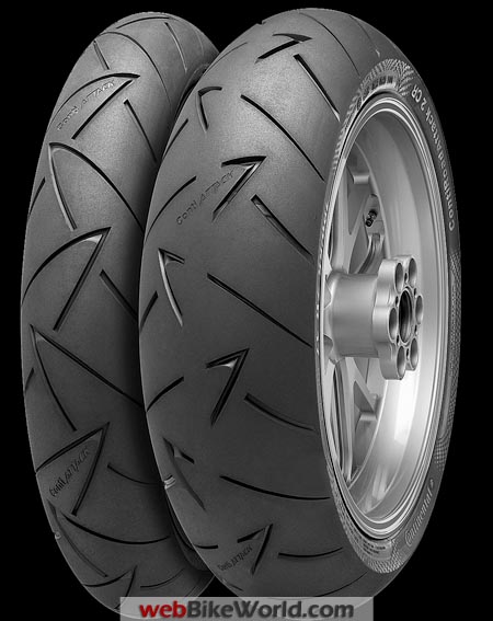 Continental Road Attack 2CR Motorcycle Tires - webBikeWorld