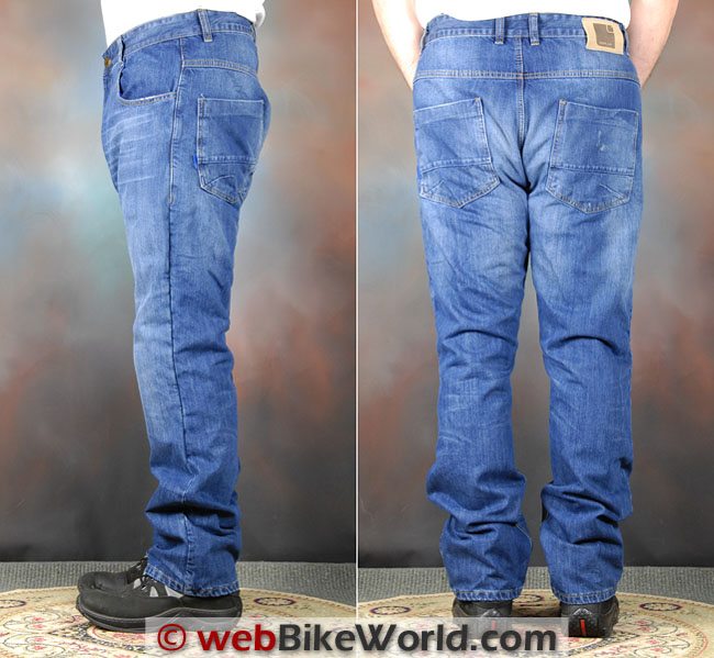 Overlap Manx Jeans Side Rear Views