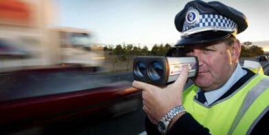 LIDAR radar speed gun pulled