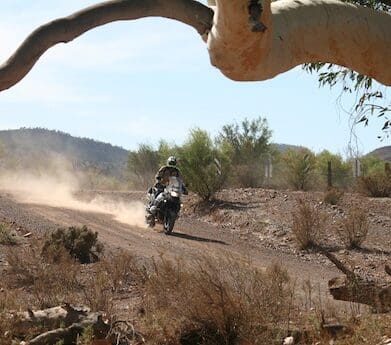 Charley Boorman rides the Moralana Gorge Rd