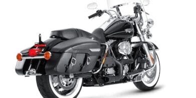 Akropovic Open-Line exhaust system on a Harley-Davidson Road King