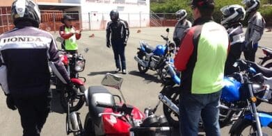 Learner riders at the HART course overhaul