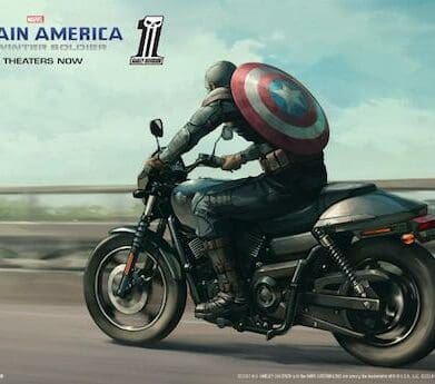 Captain America's Harley-Davidson Street 750 marvel