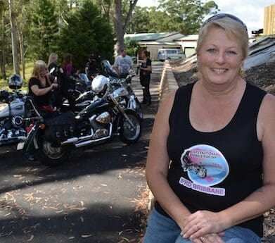 Sue female motorcycle riders women