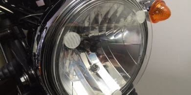 Triumph Bonneville T100 headlight protector