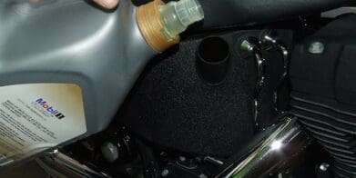 oil break in motorcycle