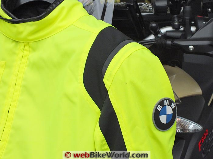 BMW Boulder Neon Jacket Shoulder