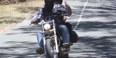 motorcycle wave hand signals waves