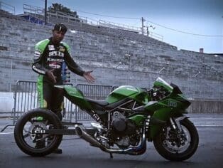 Kawasaki Ninja H2 modified to drag - webBikeWorld