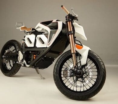 Zero electric motorcycle customised by Bruno