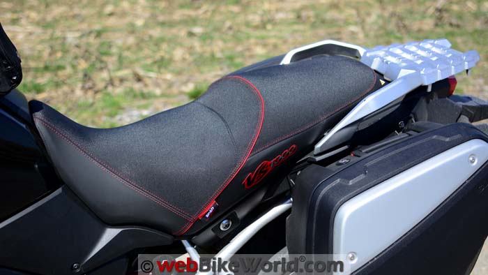 Gel Seat Pad compatible with Suzuki V-Strom 1000 / 650 / XT Comfort Seat L  Tourtecs black ✓ Buy now!