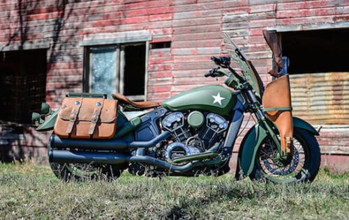 Indian Scout goes military again - webBikeWorld