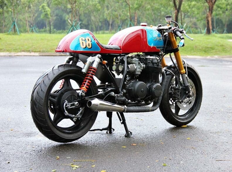 Tricore Honda CB650 built by Studio Motors of Indonesia