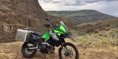 Kawasaki KLR 650 seats