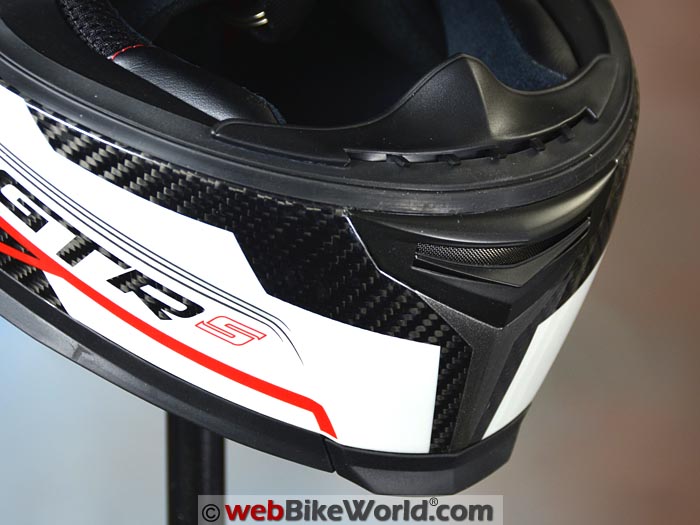 CMS GTRS Carbon Helmet Chin Vent