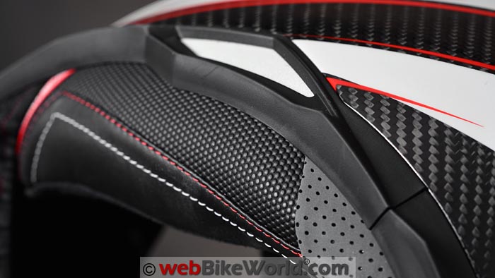 CMS GTRS Carbon Helmet Liner Close-up