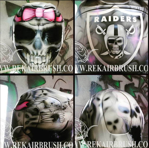 Skull 42 Airbrush Stencil Template - For Painting Motorcycles