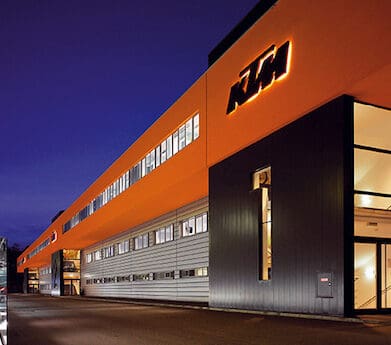 KTM factory in Mattighofen spokes