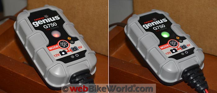 NOCO Genius G750 Battery Charger - Scooter Central