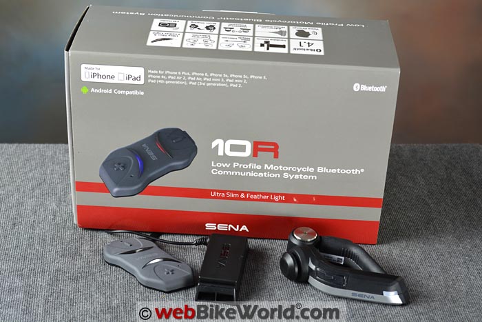 Sena 10R Bluetooth Headset Review at RevZilla.com 