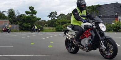 jake Dolan racer and learner rider at AMA training