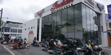 Motorcycle industry dealer showroom deal stores