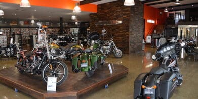 Motorcycle industry dealer showroom deal customer