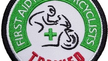 First Aid for Motorcyclists patch training