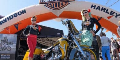 Harley-Davidson leads parade at Cooly Rocks brand