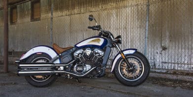 2017 Indian Scout in two-tone paint prize recovering