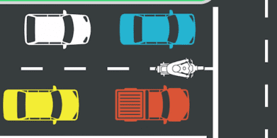 Lane filtering minister autonomous change