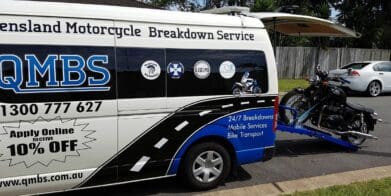 Queensland Motorcycle Breakdown Service tyre punctures cheap